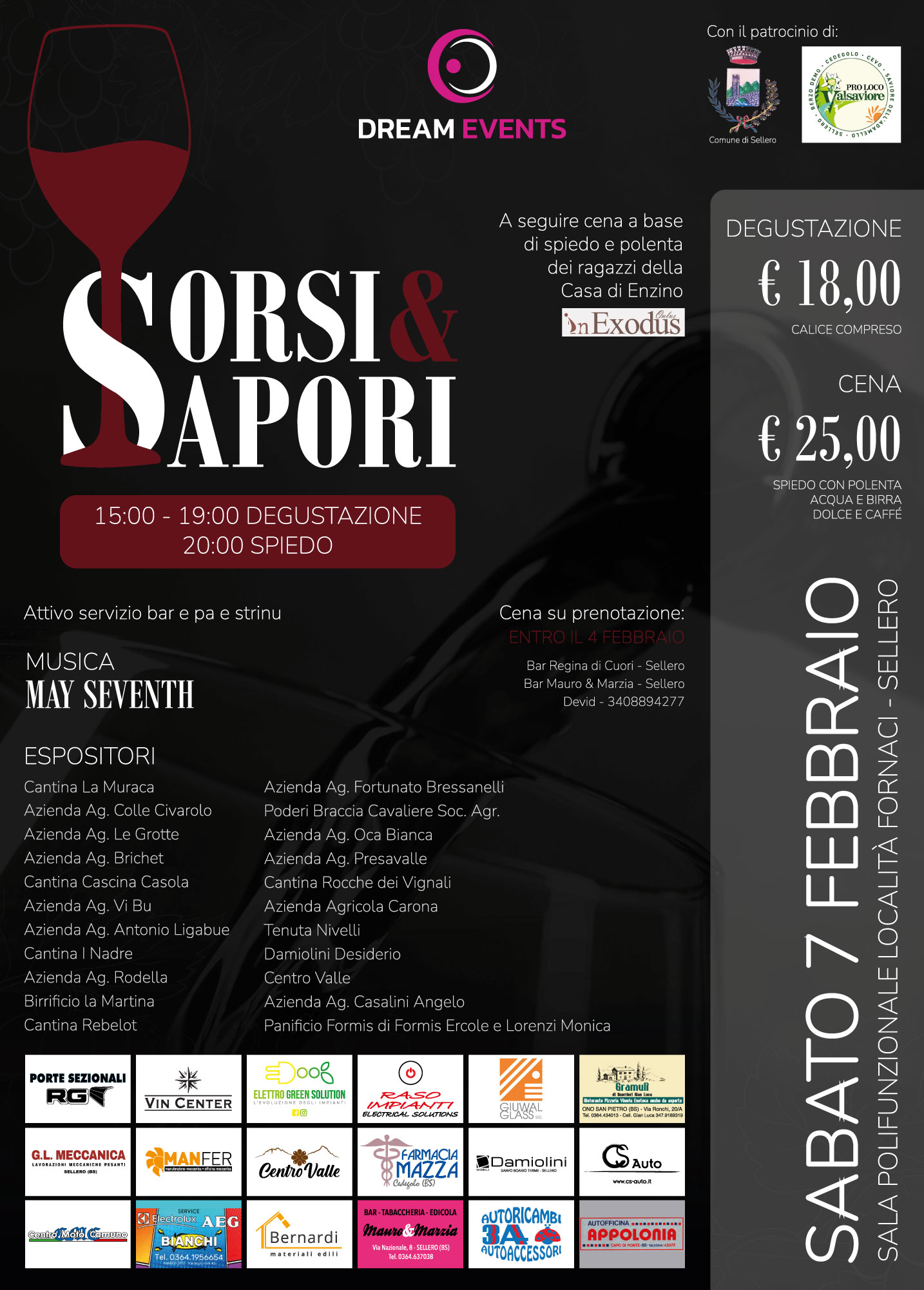 Sorsi e Sapori - 7 Febbraio - Sellero